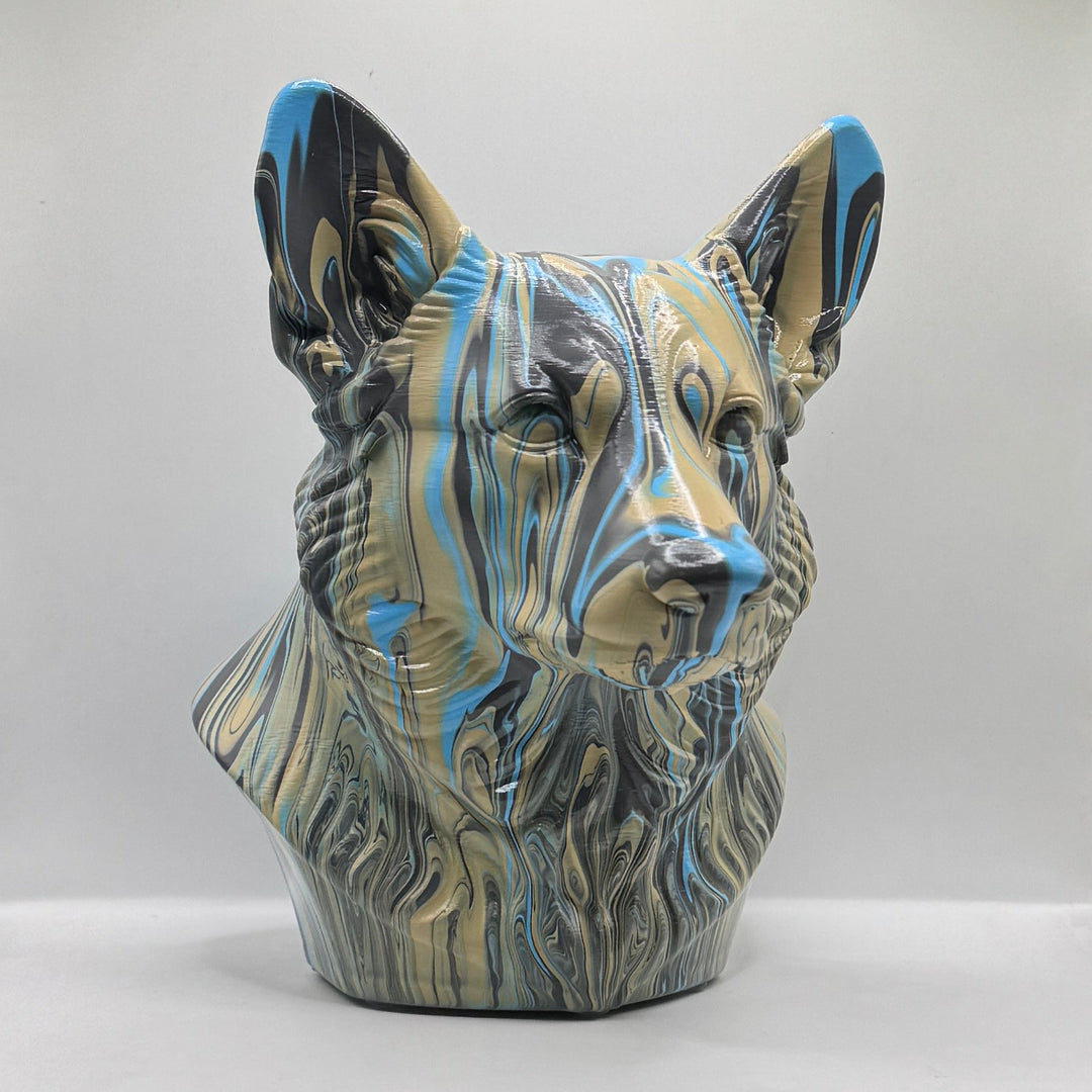 Corgi Head – Hand Painted
