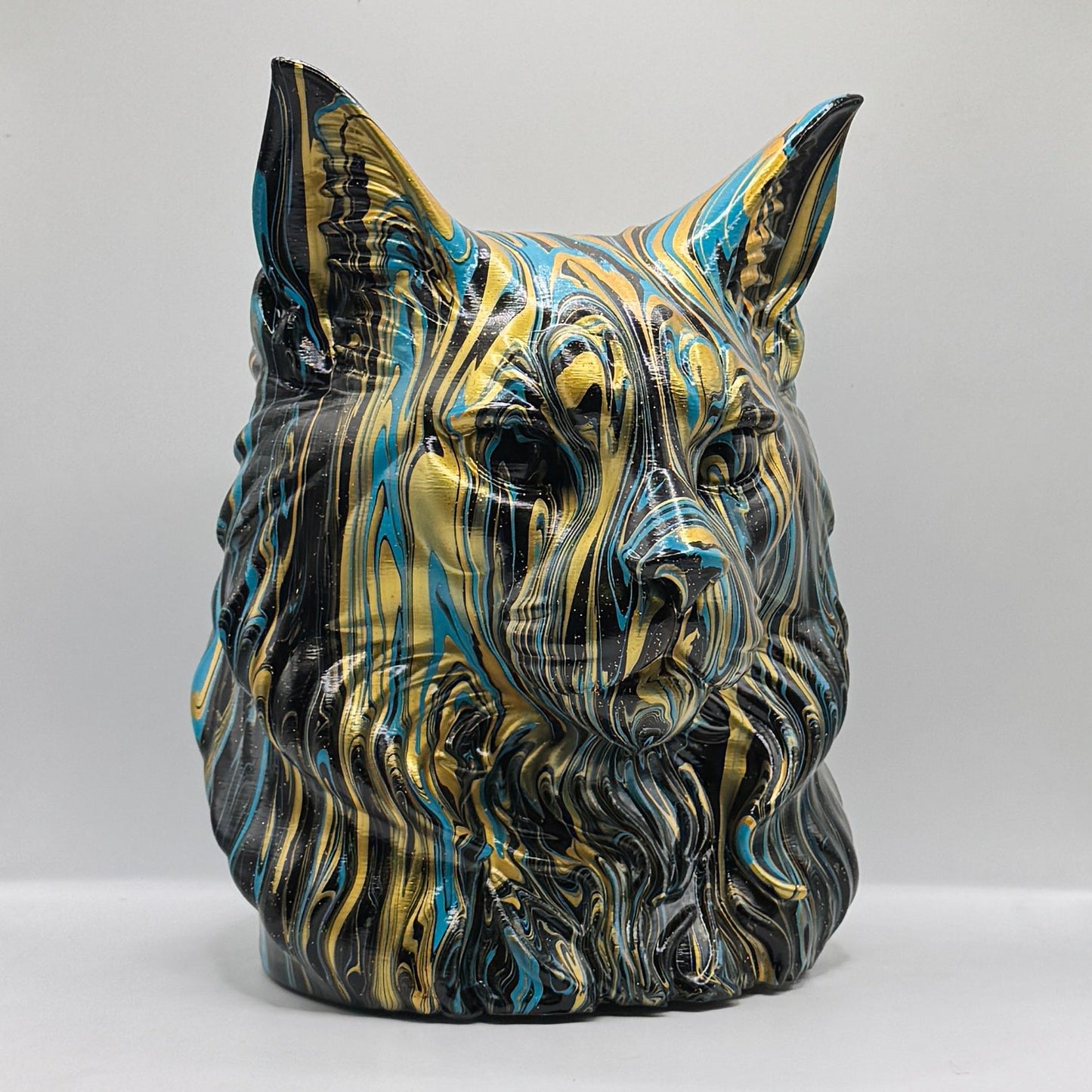 Maine Coon Head – Hand Painted