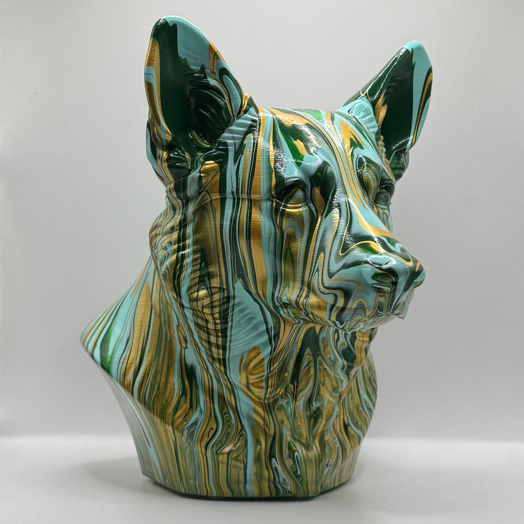 Corgi Head – Hand Painted