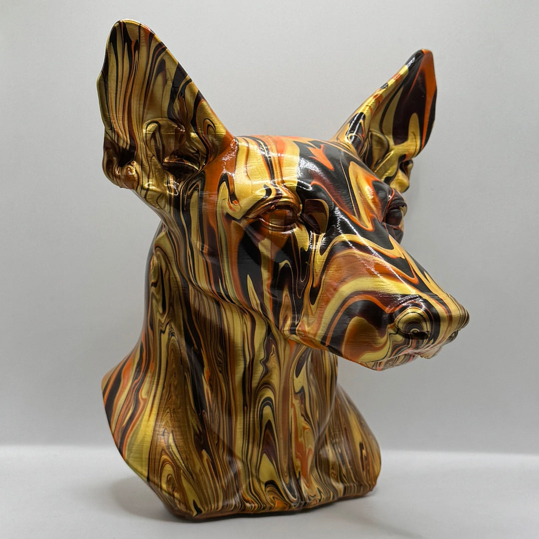 Podenco Head – Hand Painted