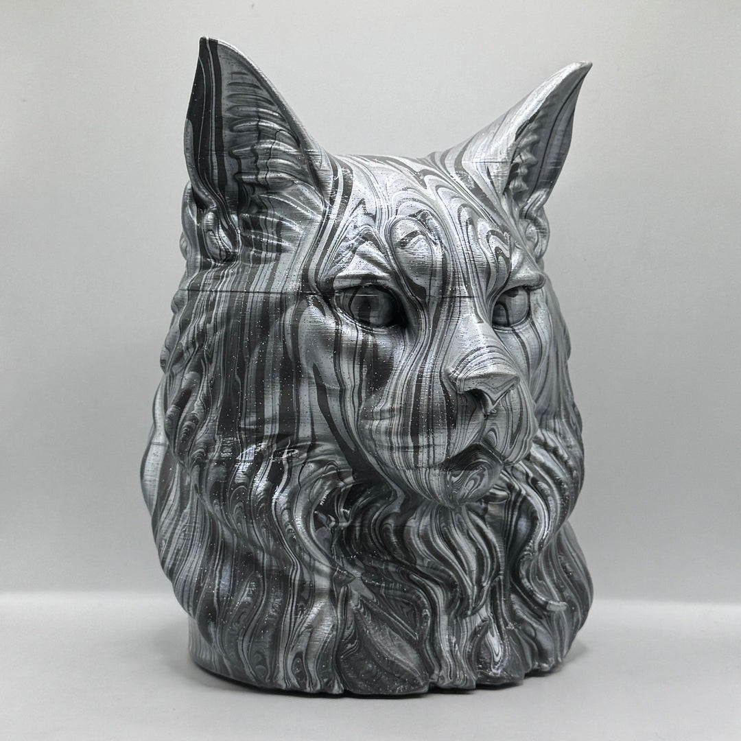 Maine Coon Head – Hand Painted