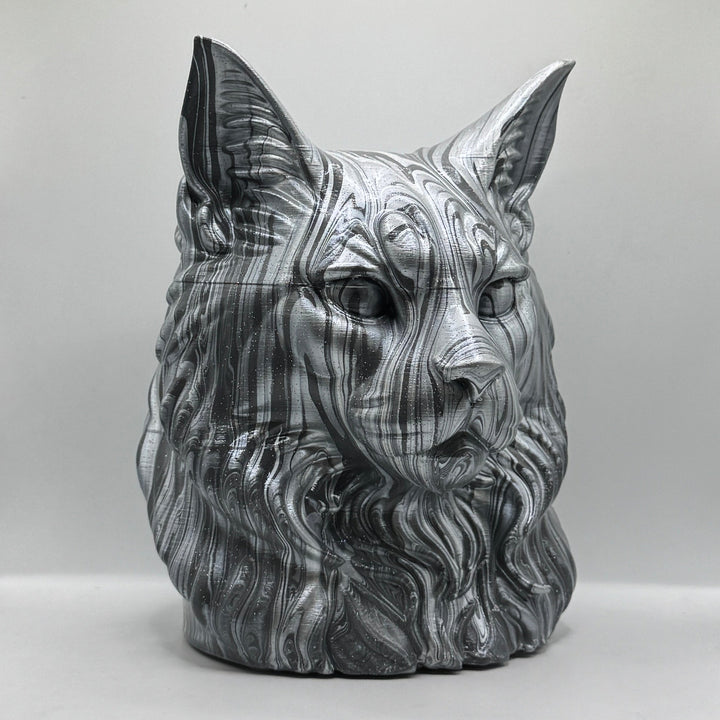 Maine Coon Head – Hand Painted