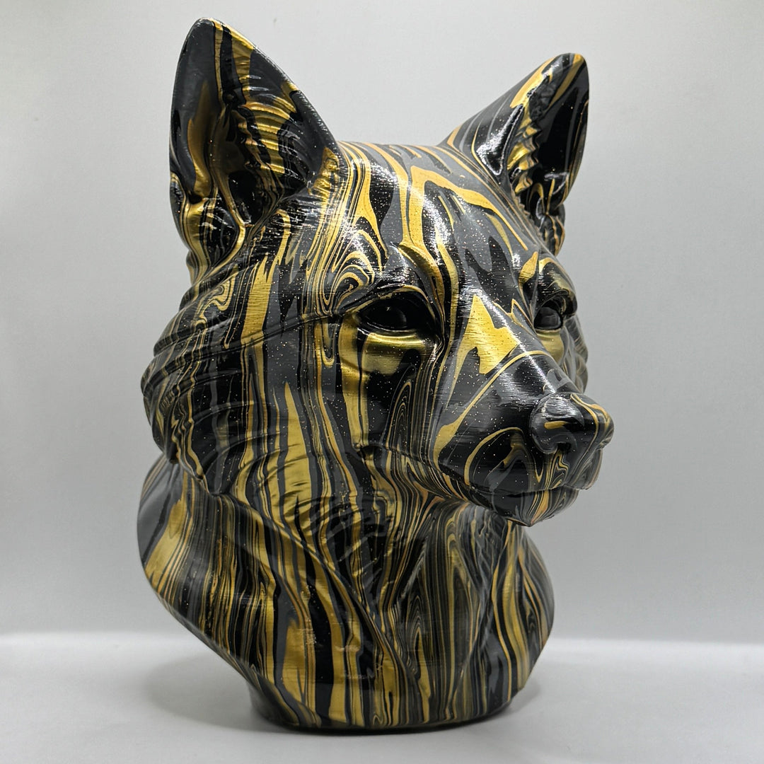 Fox Head – Hand Painted