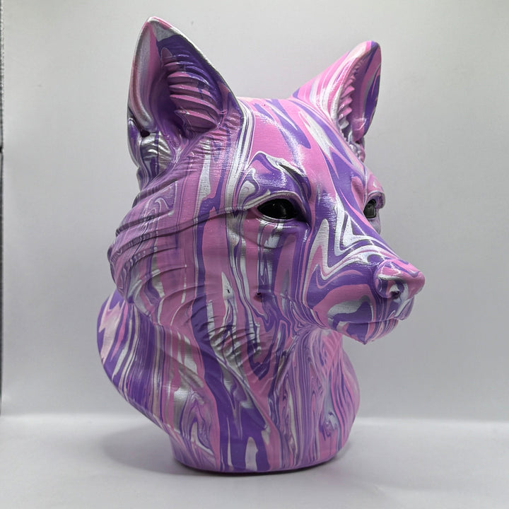 Fox Head – Hand Painted