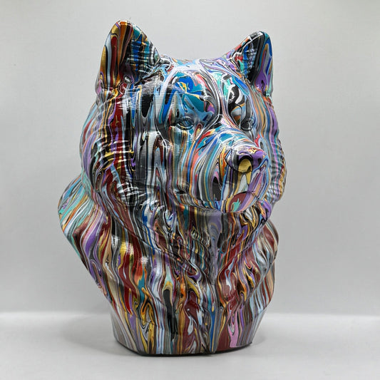 Alaskan Malamute Head – Hand Painted