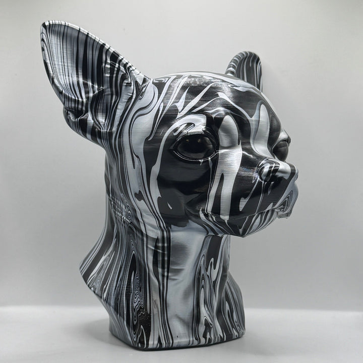 Chihuahua Head – Hand Painted