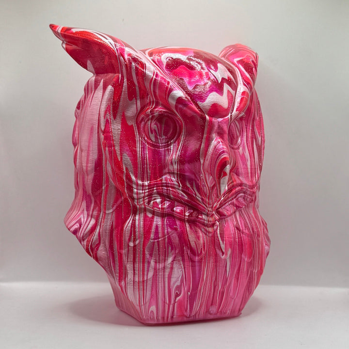 Owl Head – Hand Painted
