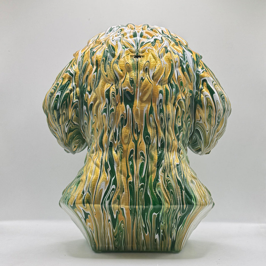 Labradoodle Head – Hand Painted