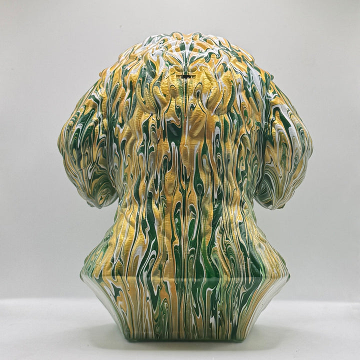 Labradoodle Head – Hand Painted
