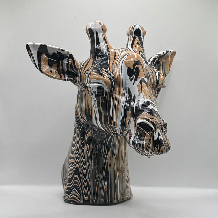 Giraffe Head – Hand Painted