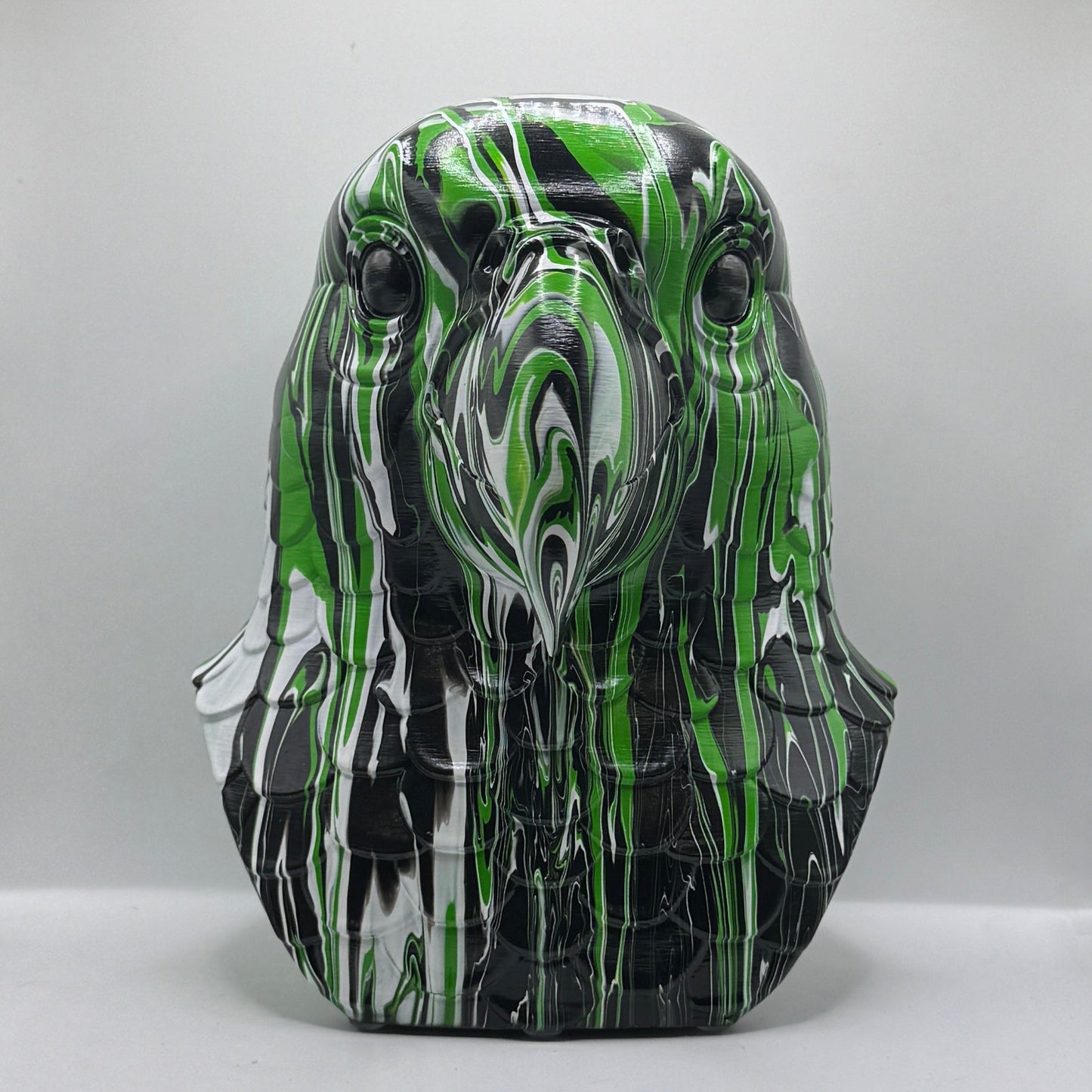 Parrot Head – Hand Painted