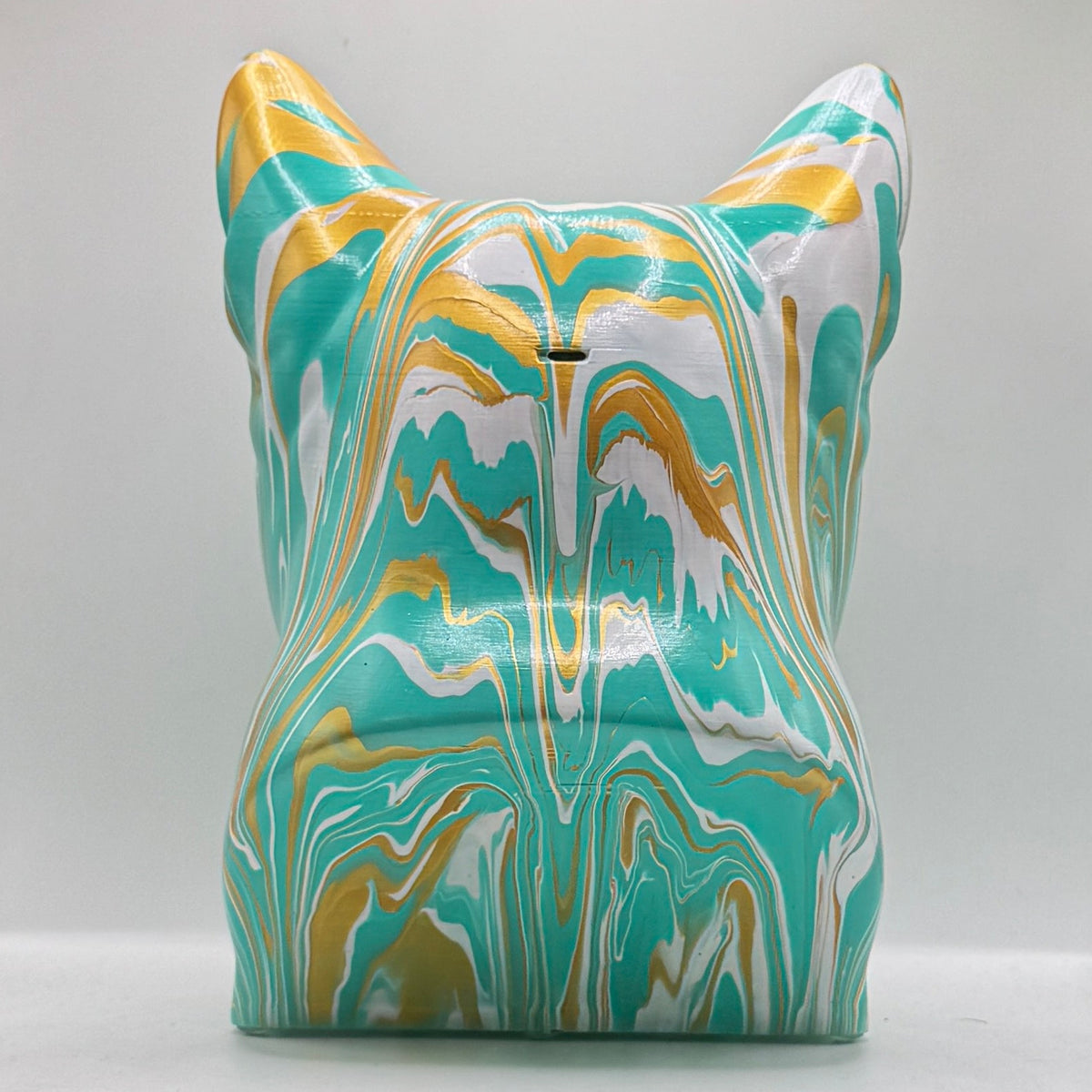 Russian Blue Head – Hand Painted