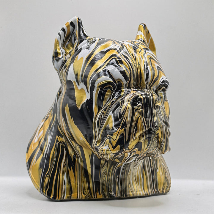 Pocket Bully Head – Hand Painted