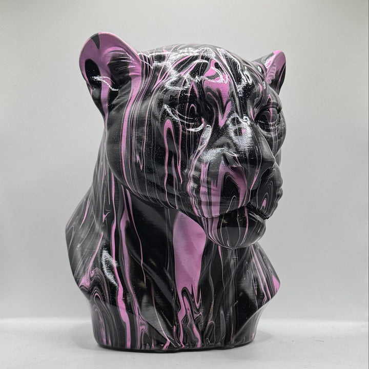 Panther Head – Hand Painted