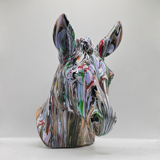 Donkey Head – Hand Painted