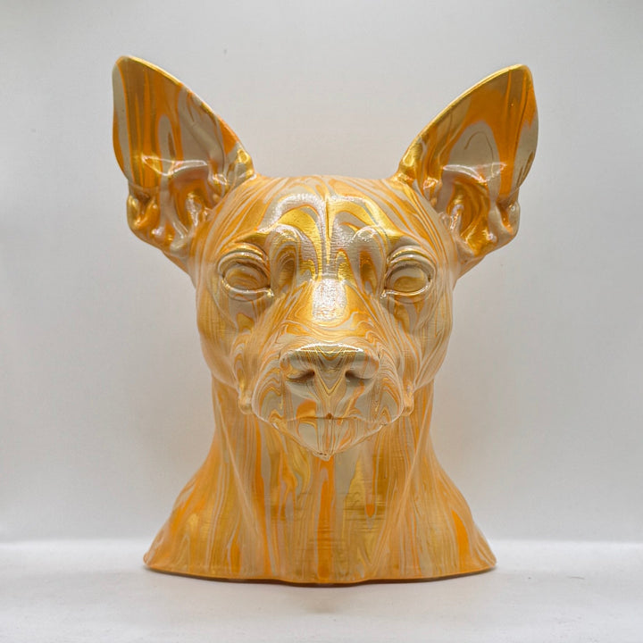 Miniature Pinscher Head – Hand Painted