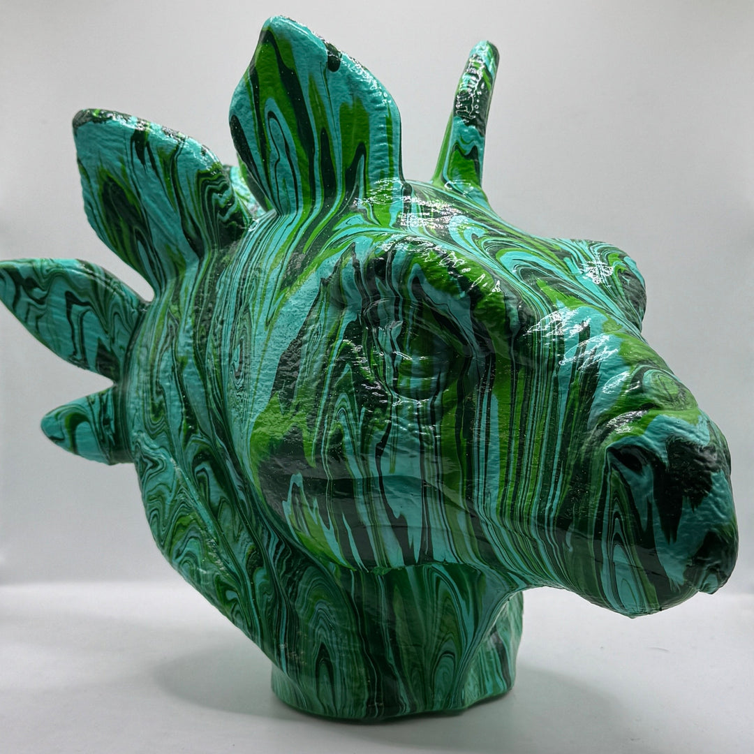 Stegosaurus Head – Hand Painted