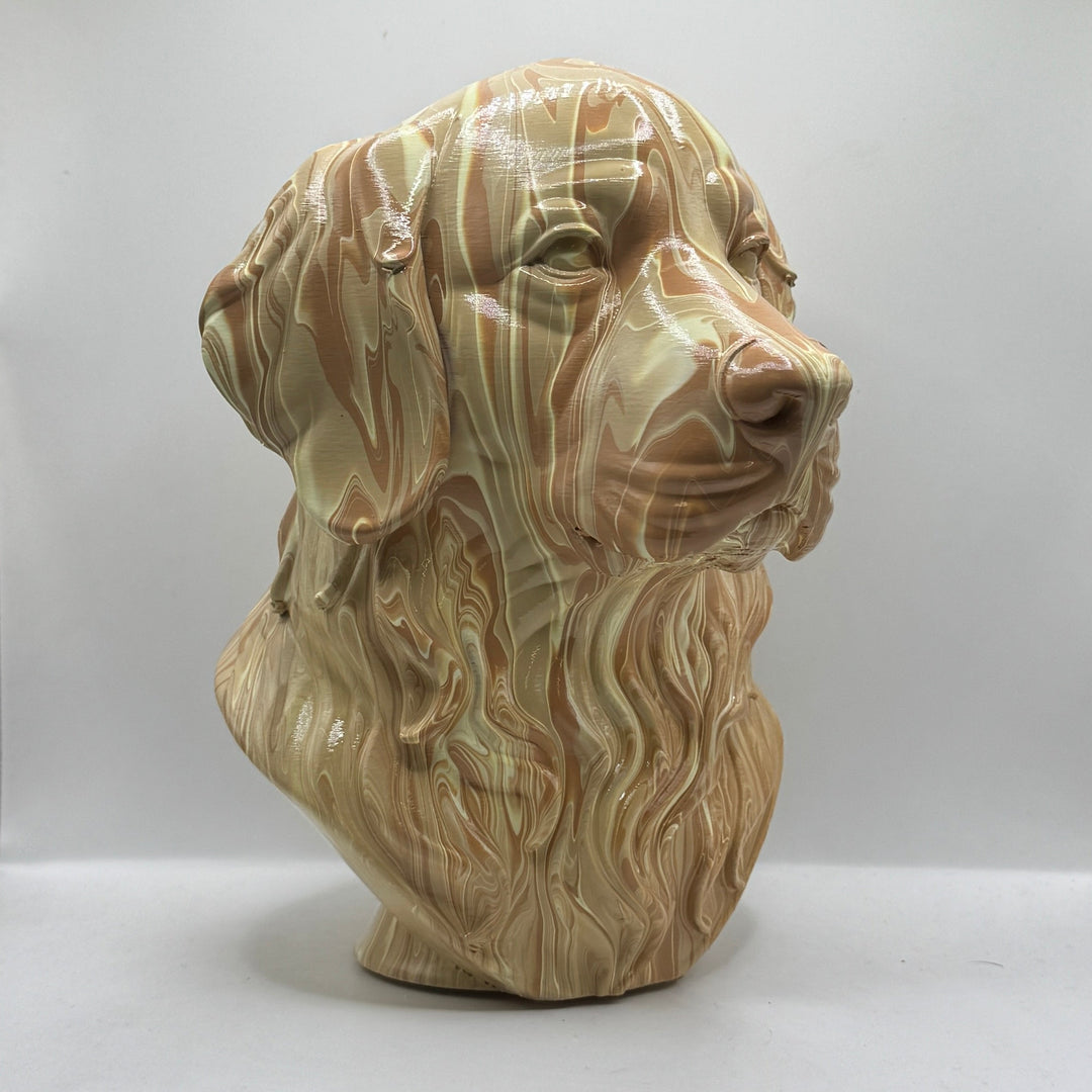Golden Retriever Head – Hand Painted