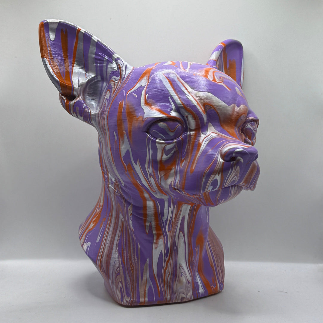 Chihuahua Head – Hand Painted