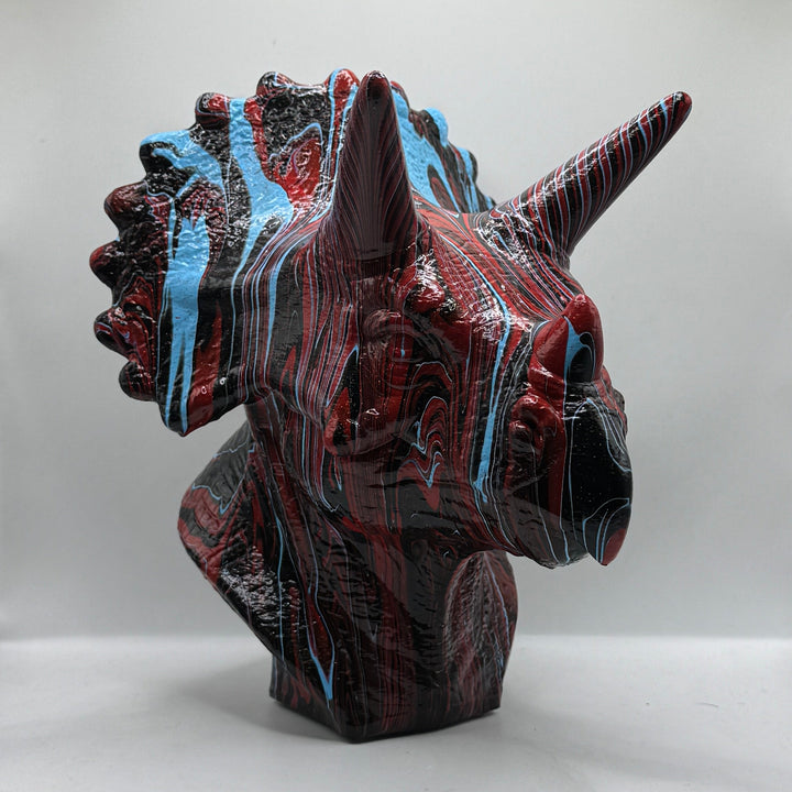 Triceratops Head – Hand Painted