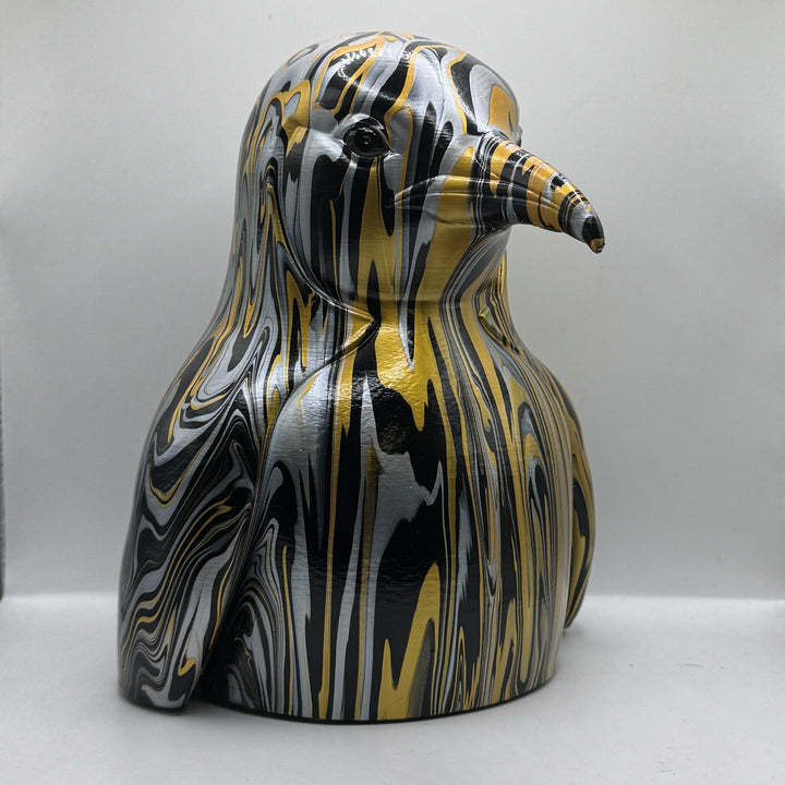 Penguin Head – Hand Painted