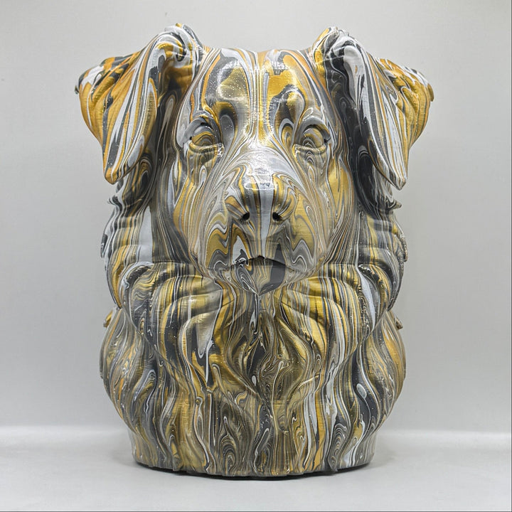 Miniature American Shepherd Head – Hand Painted