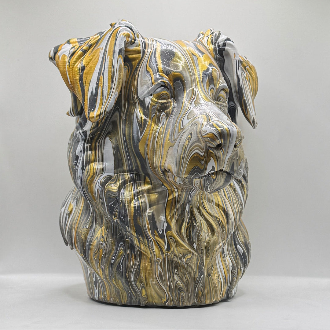 Miniature American Shepherd Head – Hand Painted