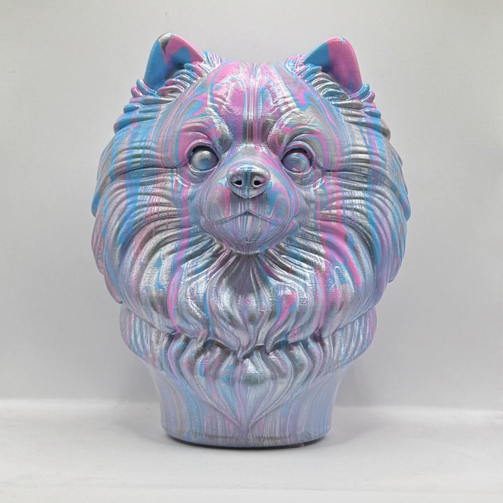 Pomeranian Head – Hand Painted