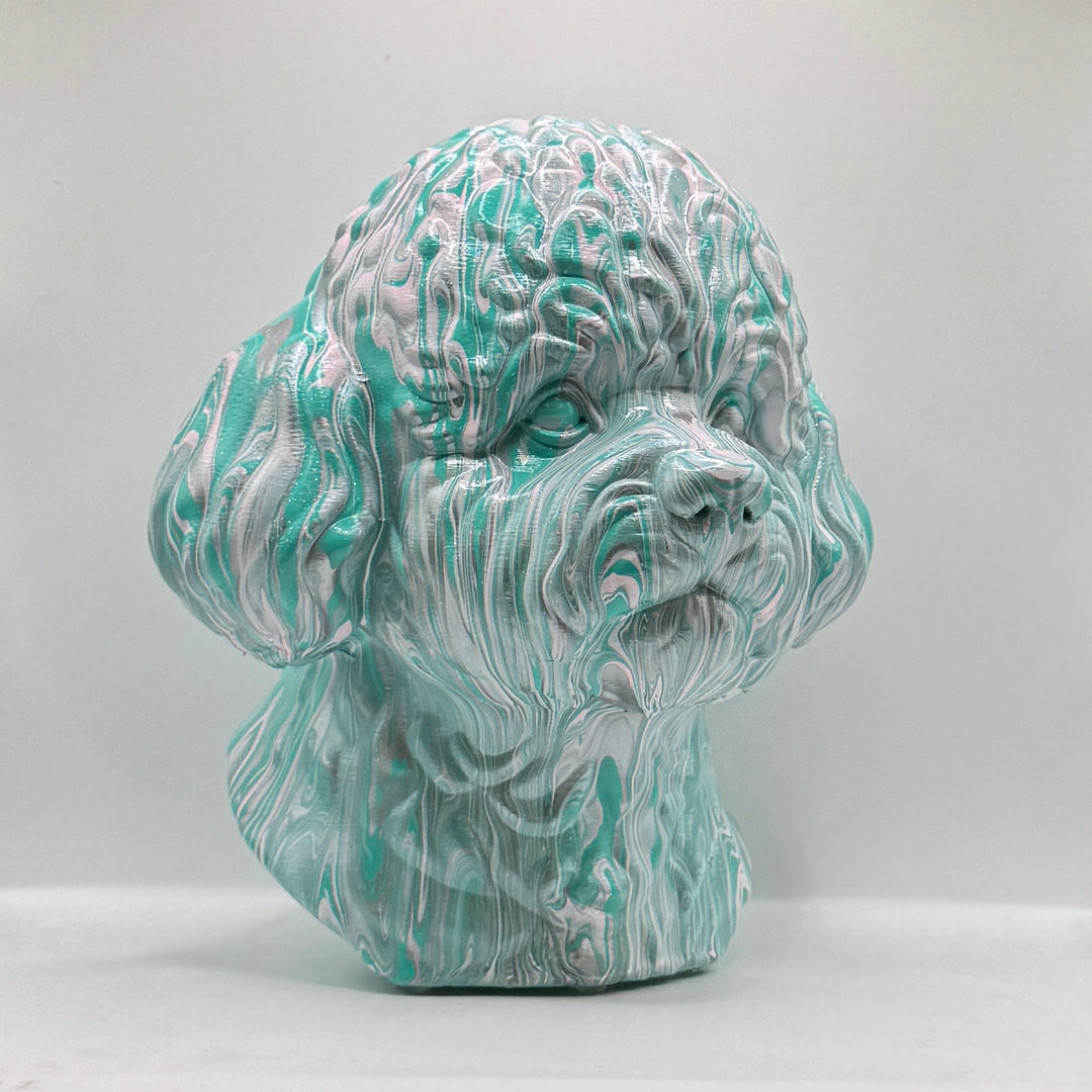 Bichon Frise Head – Hand Painted