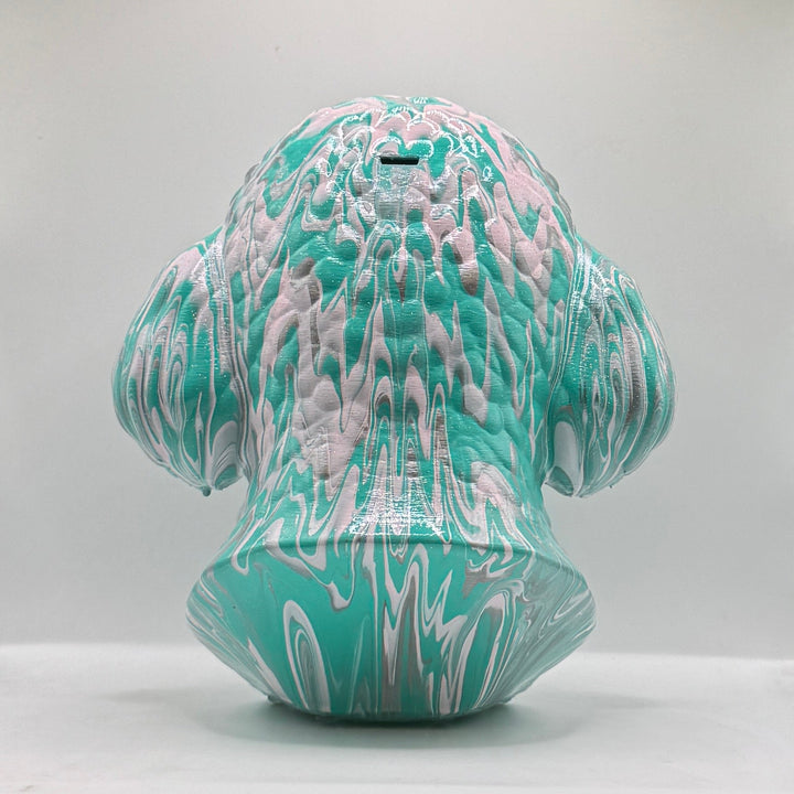 Bichon Frise Head – Hand Painted