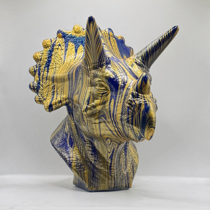 Triceratops Head – Hand Painted