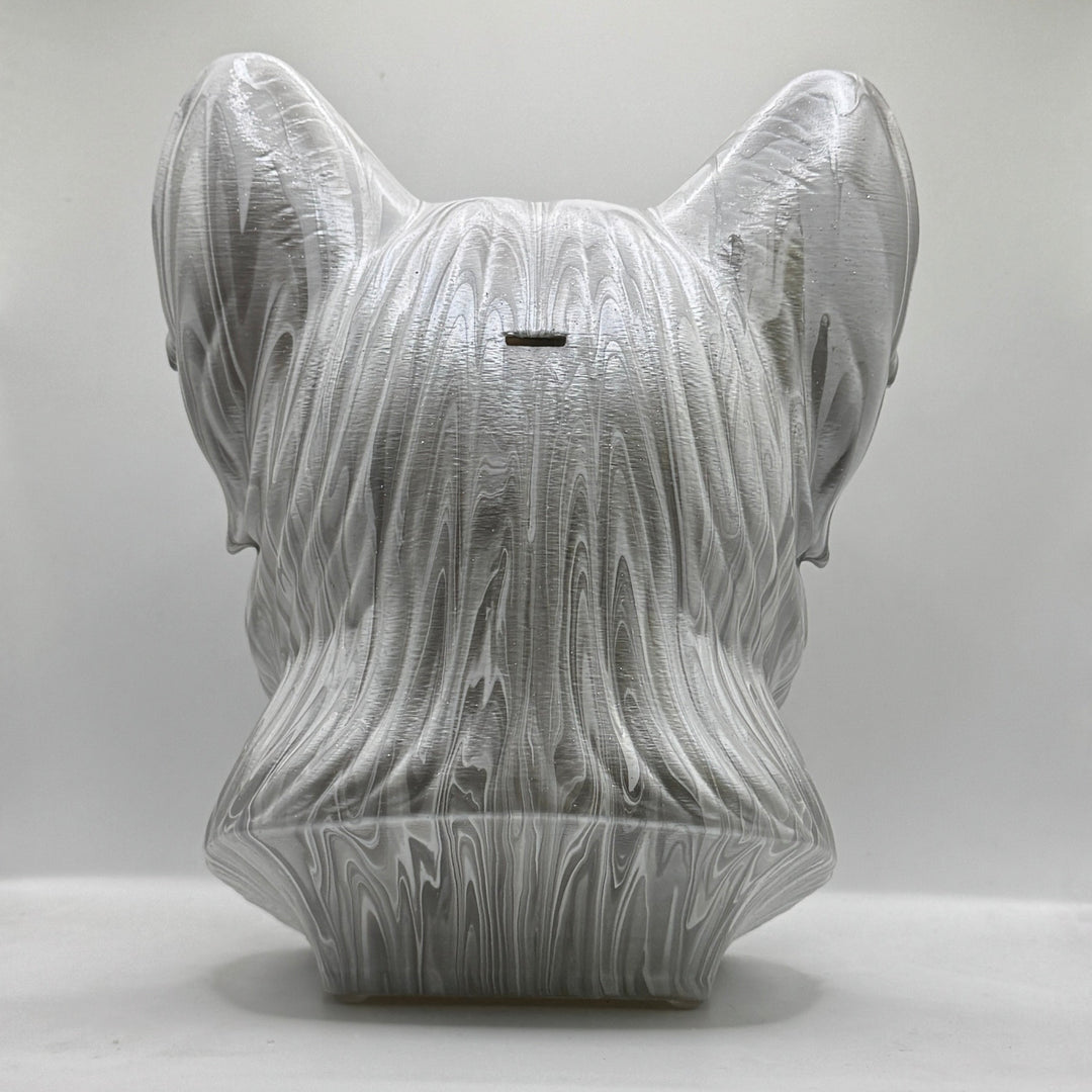 Skye Terrier Head – Hand Painted