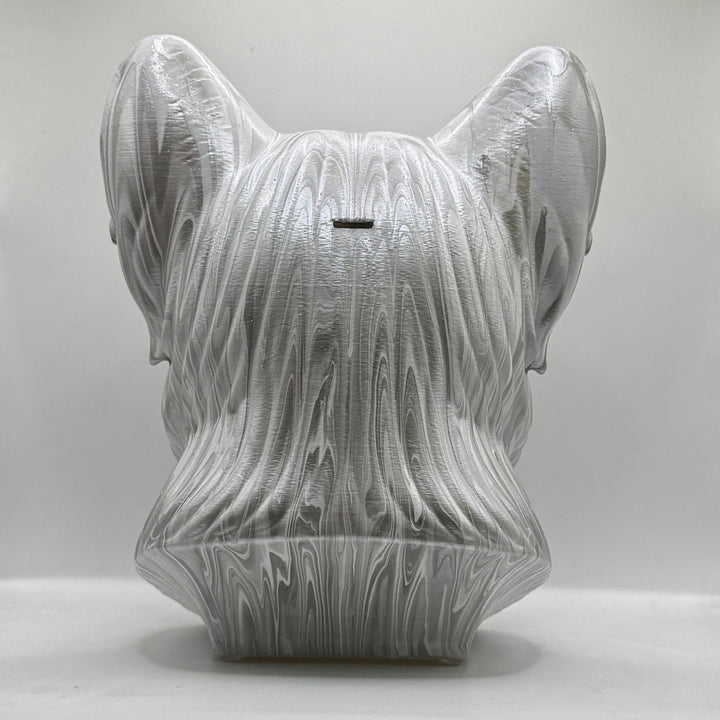 Skye Terrier Head – Hand Painted