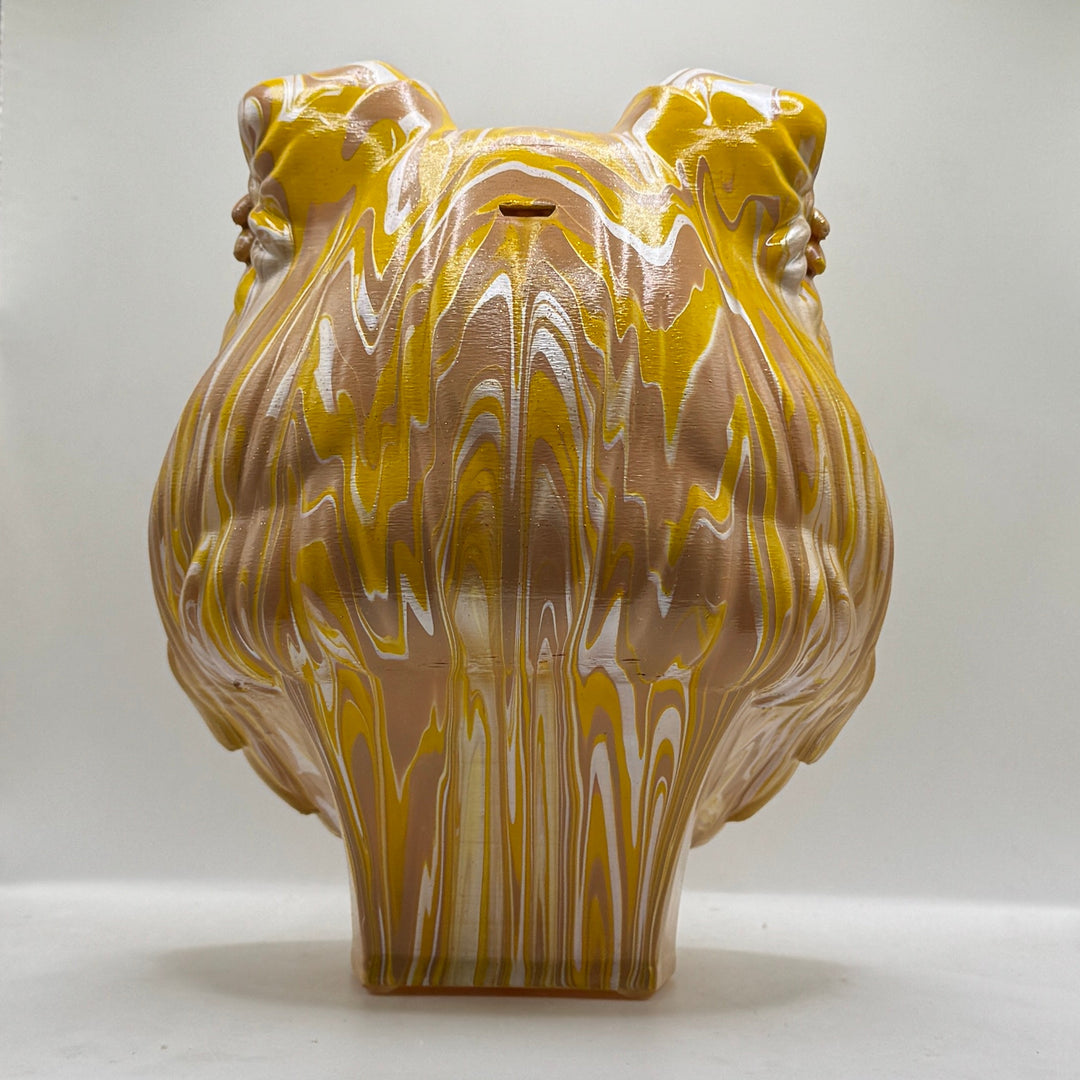 Rough Collie Head – Hand Painted