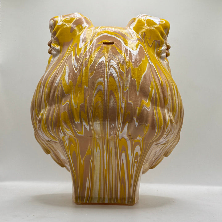 Rough Collie Head – Hand Painted