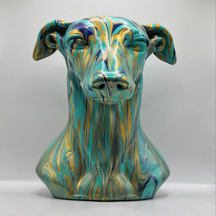 Greyhound / Whippet Head – Hand Painted