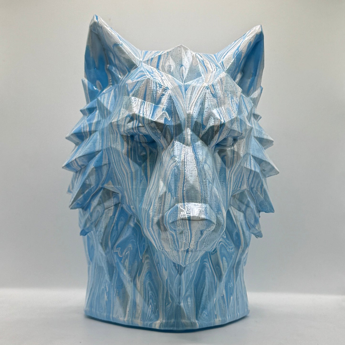 Wolf Head – Hand Painted