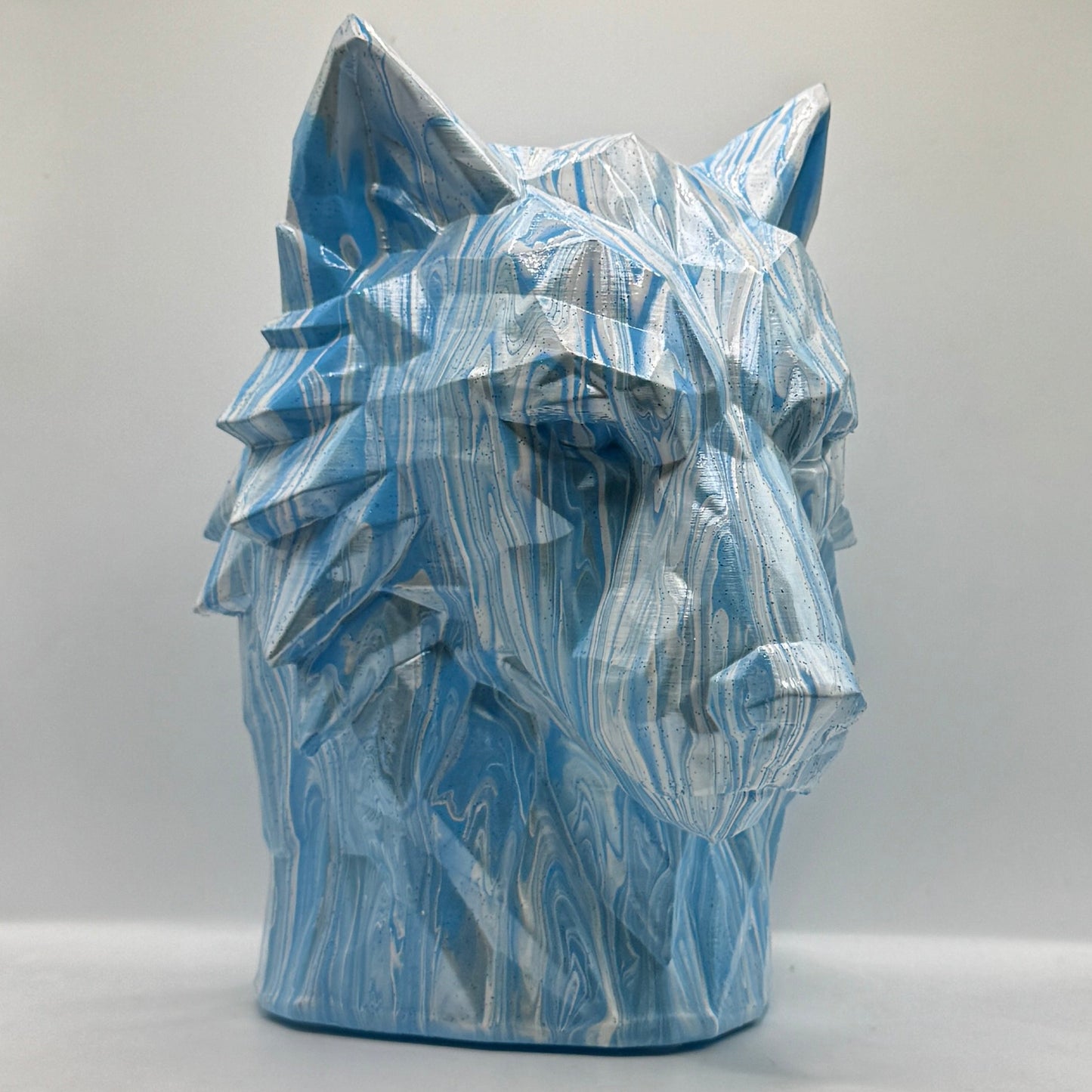 Wolf Head – Hand Painted
