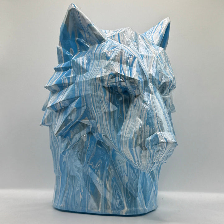 Wolf Head – Hand Painted