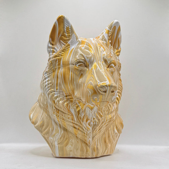 Husky Head – Hand Painted