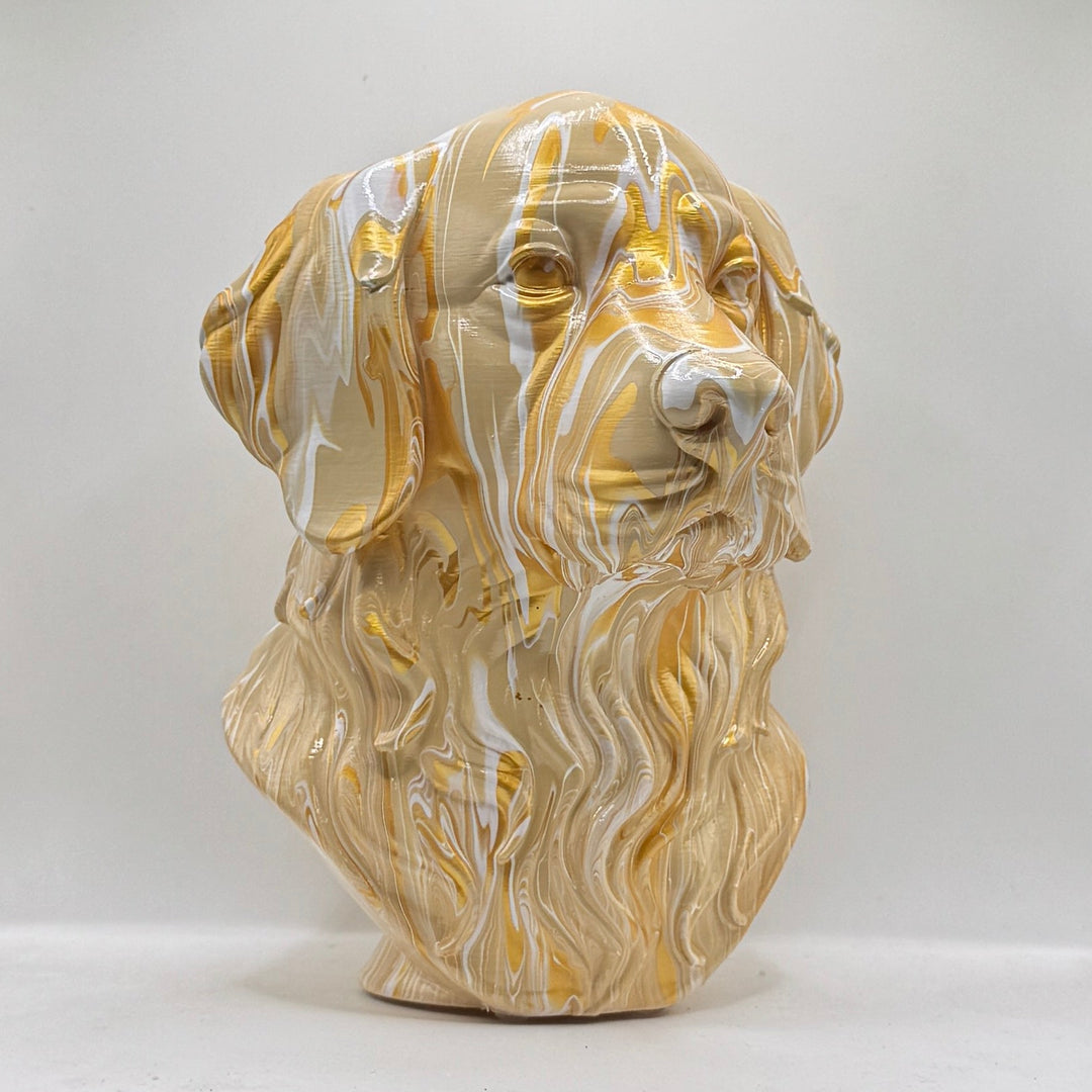 Golden Retriever Head – Hand Painted