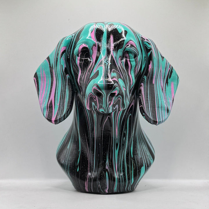 Dachshund Head – Hand Painted