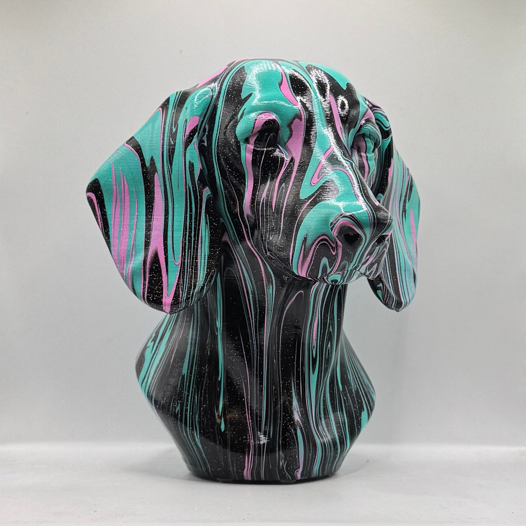 Dachshund Head – Hand Painted