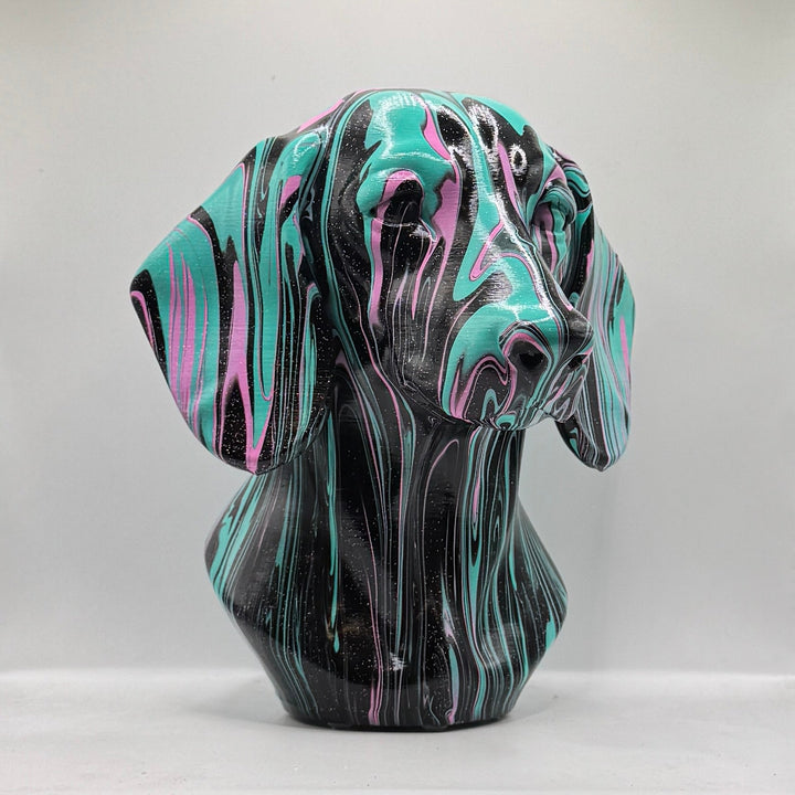 Dachshund Head – Hand Painted