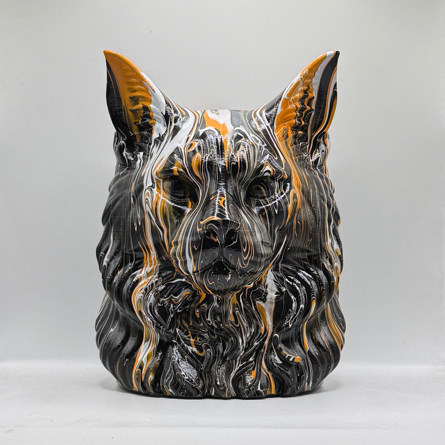Maine Coon Head – Hand Painted