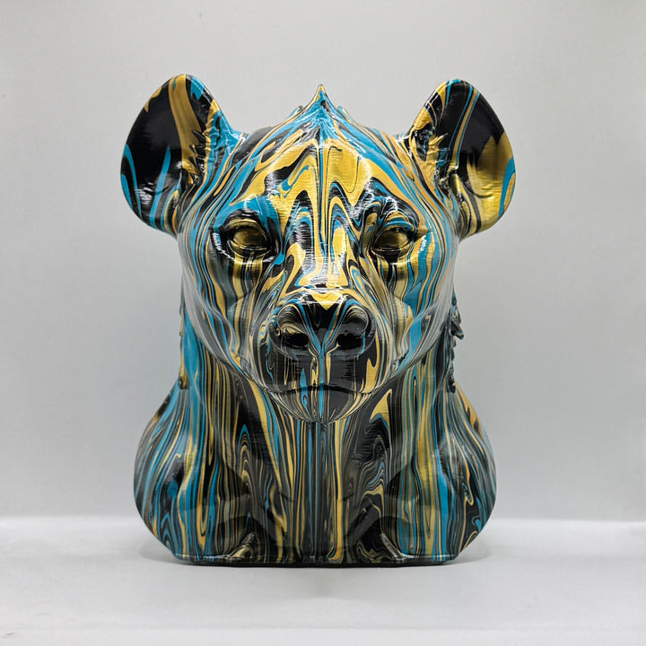 Hyena Head – Hand Painted