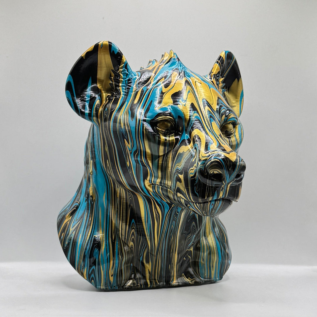 Hyena Head – Hand Painted