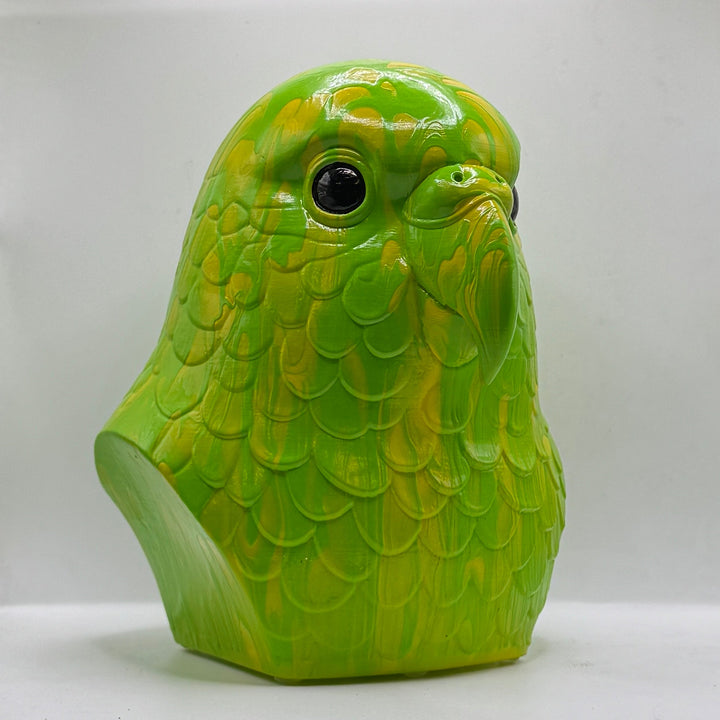 Parakeet Head – Hand Painted