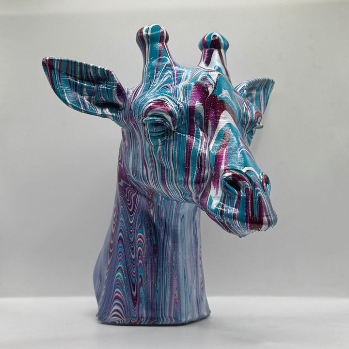 Giraffe Head – Hand Painted