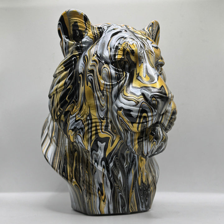 Tiger Head – Hand Painted